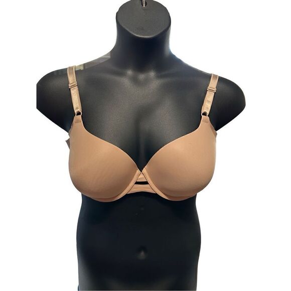 Simply Perfect by Warner's Underarm Smoothing Underwire Bra Roasted Almond 36D - Picture 1 of 4